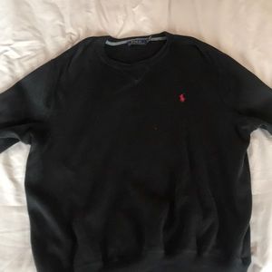 Polo Ralph Lauren black crew neck sweatshirt